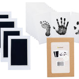 Clean Touch Ink Pad 4-Pack, Baby And Pet Keepsake, Black