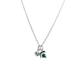 Stone Armory - Michigan State Spartan Crystal Necklace