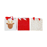 Reindeer Mini Gift Bag Set of 6