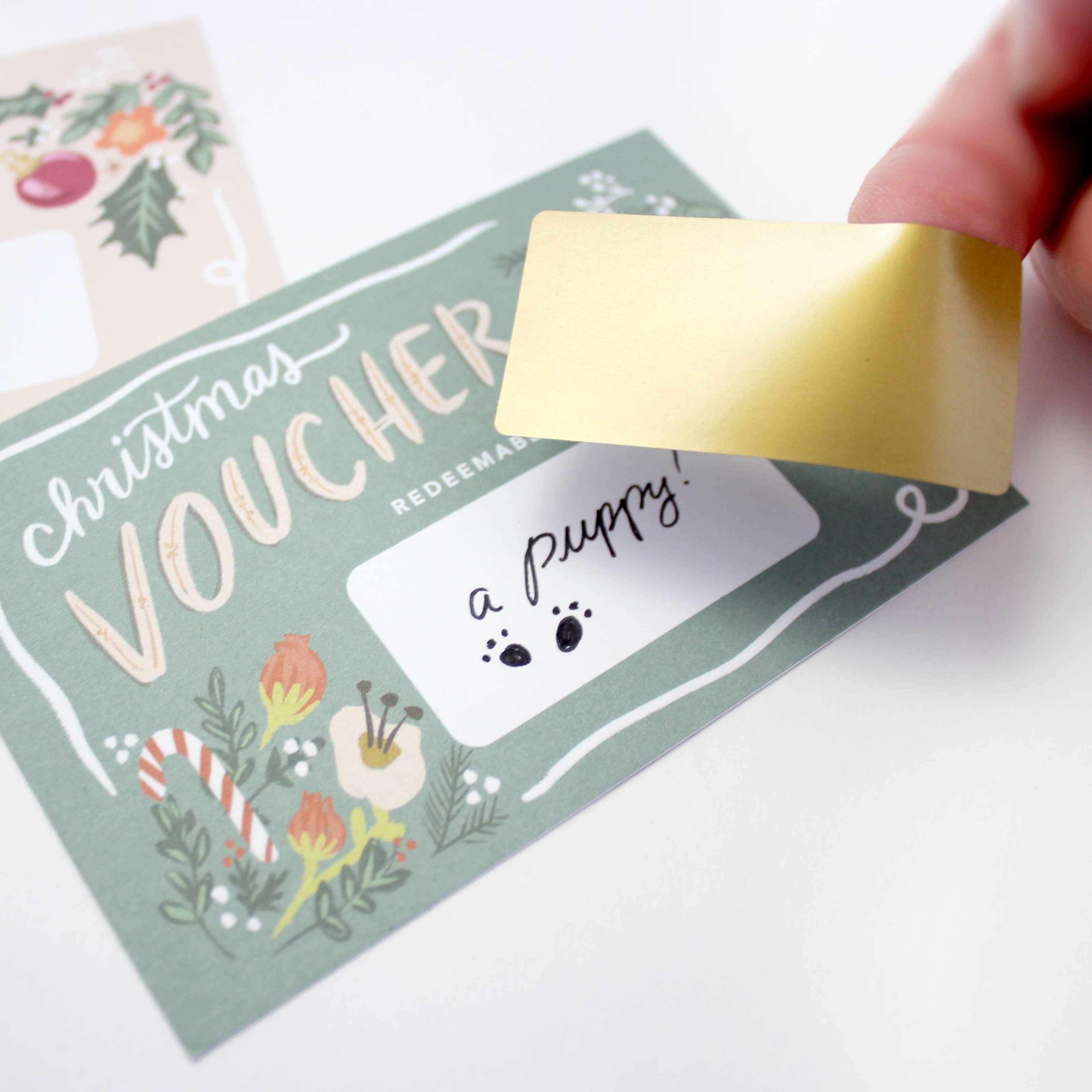 Inklings Paperie - Scratch-off Vouchers - Christmas