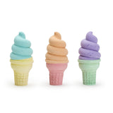 Set of 3 Ice Cream Cone Shaped Chalk in Gift Box