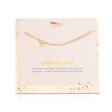 Celebrate You - Initial Necklace + Gift Env - A-Z