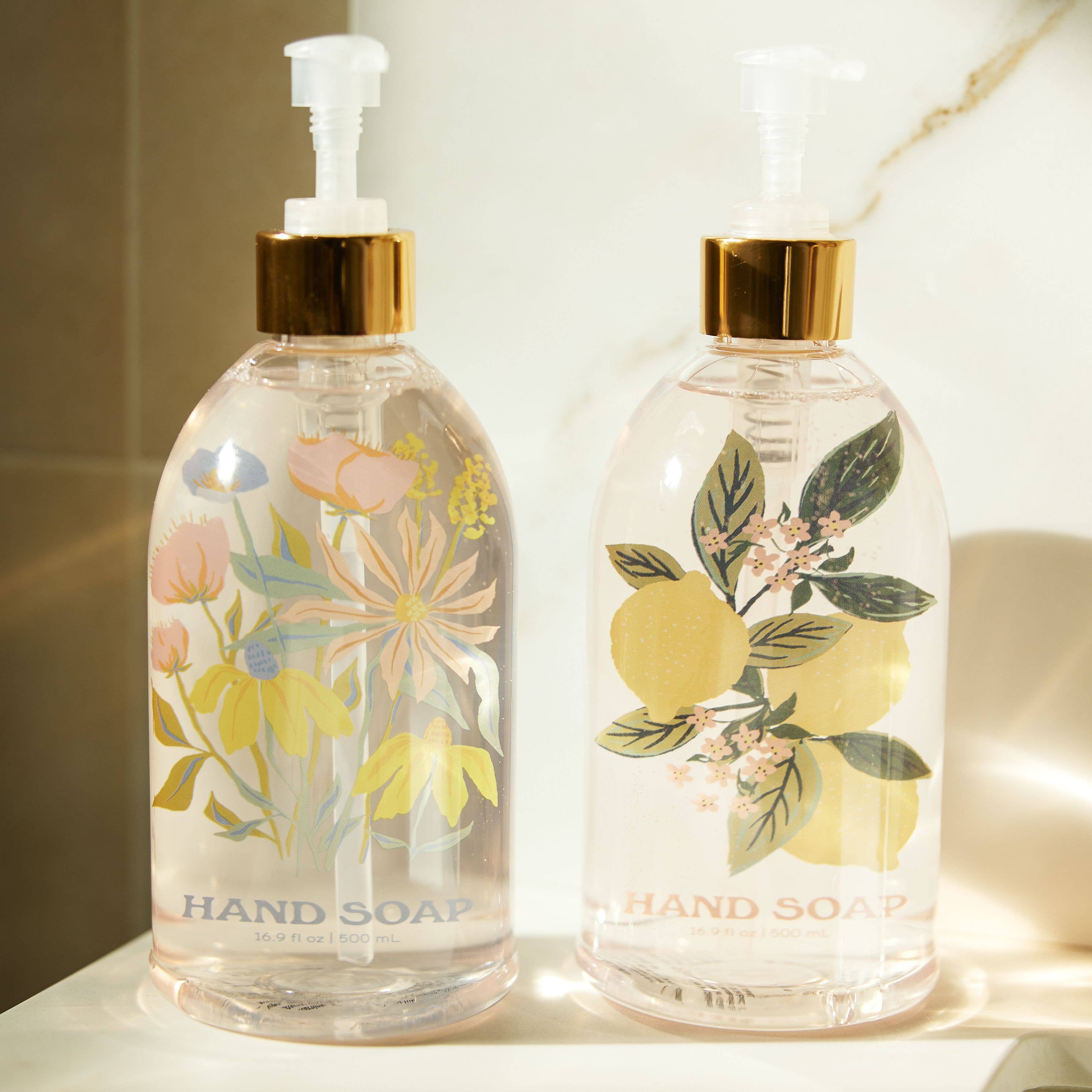 Lemon Tree Liquid Hand Soap with Decorative Insert