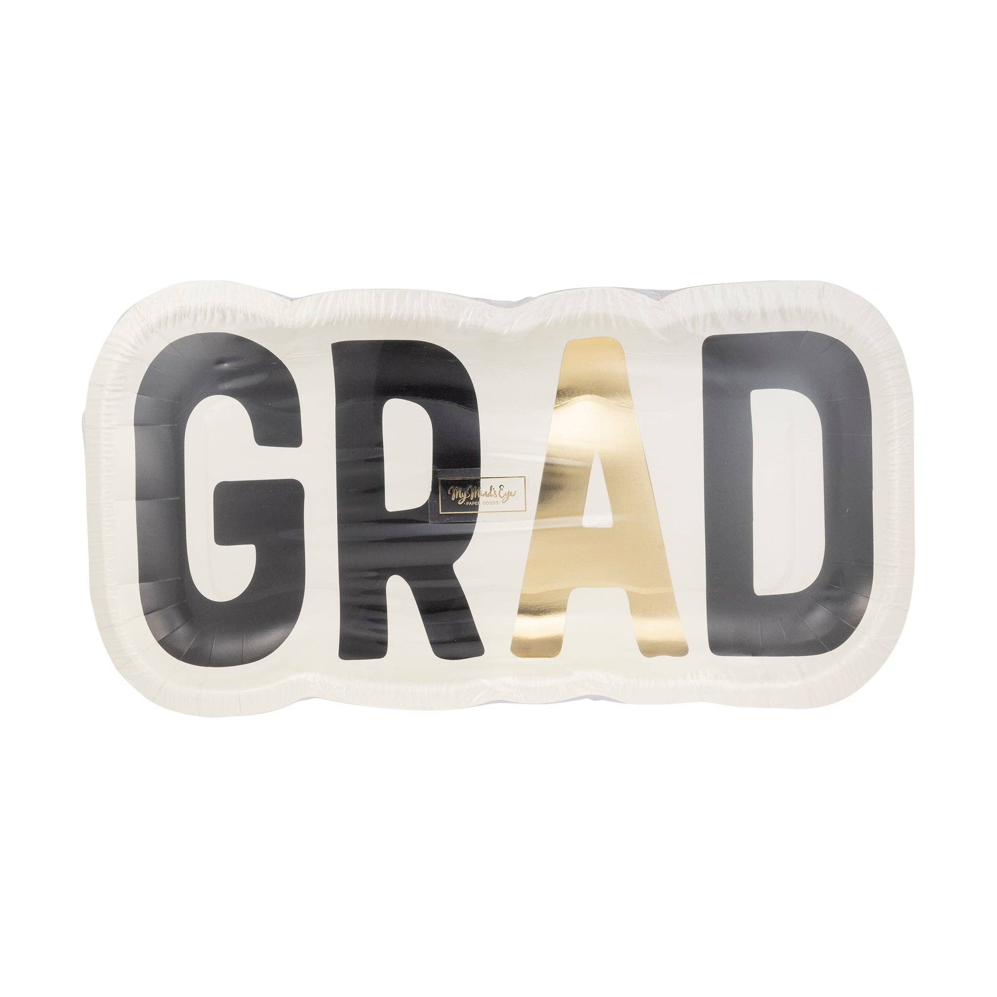 GRD1044 - GRAD Shaped Paper Plate