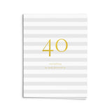 Smitten on Paper - 40 Milestone Birthday Greeting Card