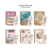 Inklings Paperie - Sticker Scene Card - Shelfie