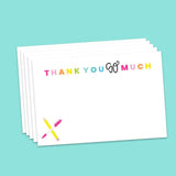 Flat Note Card Set - Thank you so much