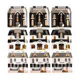 HVL1140 - Haunted House Shaped Plate Set