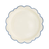 PEM1042 - Pembroke Cream with Blue Edge 12" Paper Plate