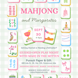 09.30.25 SEPTEMBER Mahjong Open Play Night – Light Guidance, Lots of Fun