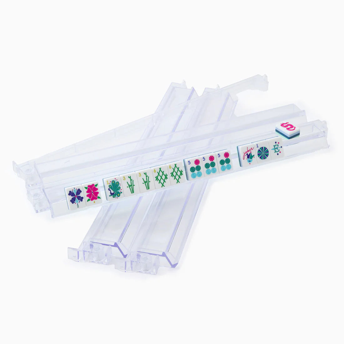 Clear Acrylic Rack & Pusher Set by Oh My Mahjong