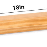 Natural Pine Wooden Mahjong Racks with Pushers - Set of 4