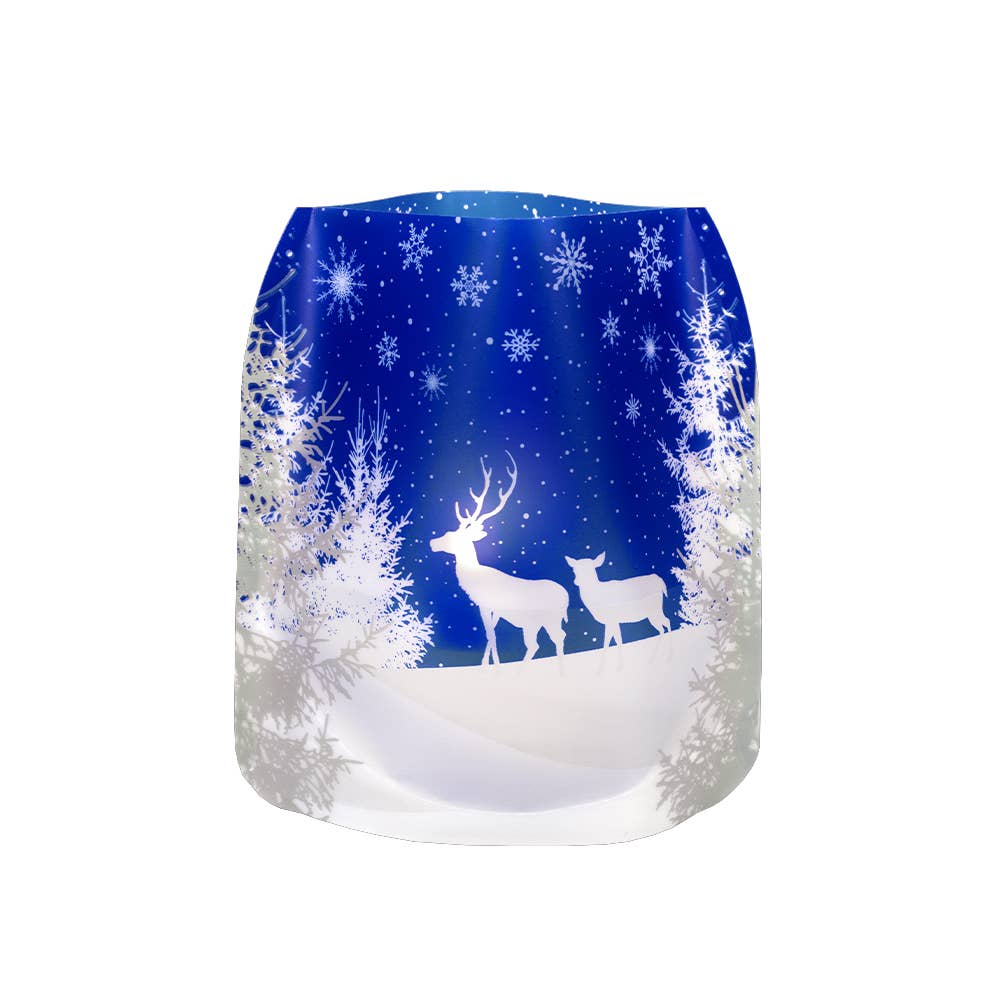 Luminary - OhDeer - Festive Christmas Winter Scene