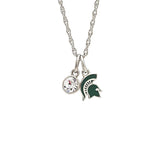 Stone Armory - Michigan State Spartan Crystal Necklace