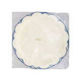 PEM1042 - Pembroke Cream with Blue Edge 12" Paper Plate