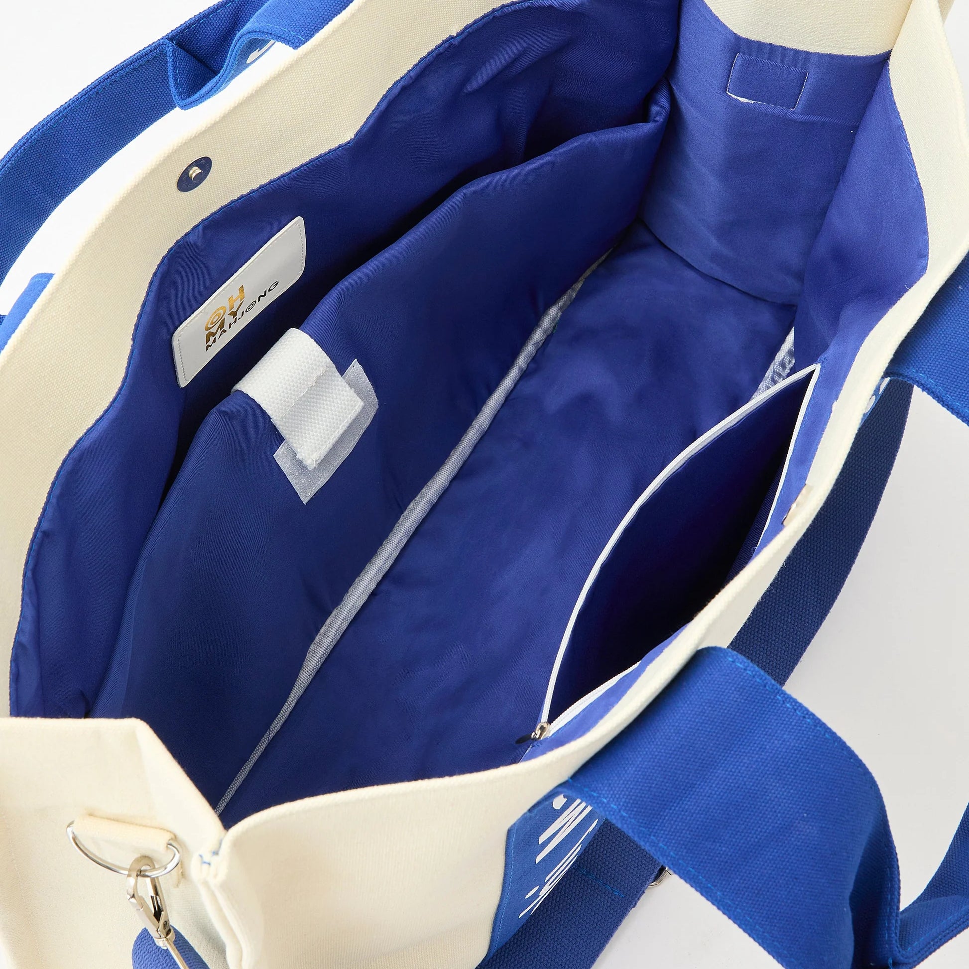 Blue Mahj it all Bag