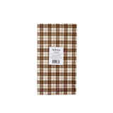 THP1037 - Harvest Brown Plaid Paper Dinner Napkin