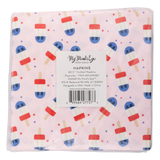 PLNP383 - Popsicles Pattern Paper Cocktail Napkin