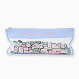 Light Blue Bamboo Mahjong Bag by Oh My Mahjong