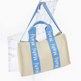 Light Blue Mahj it all Bag