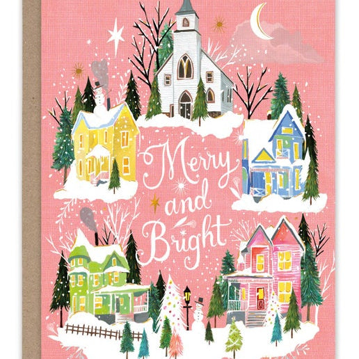 Biely & Shoaf - Merry And Bright Holiday Boxed Cards - Set of 10