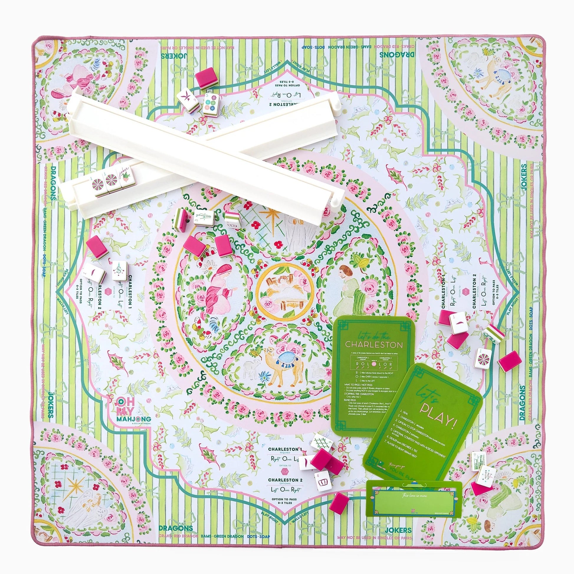 Silent Night Mat by Oh My Mahjong