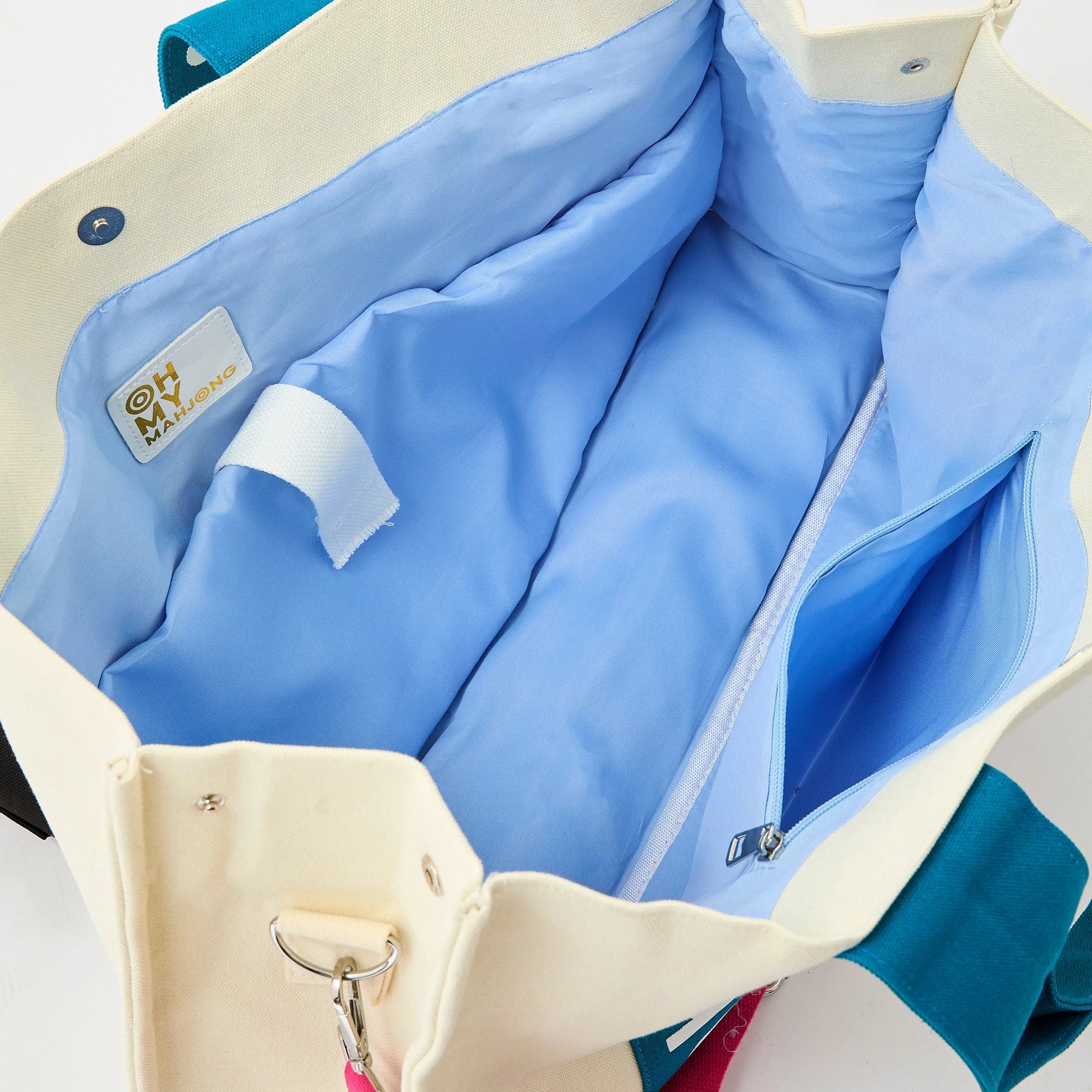 Teal Mahj it all Bag