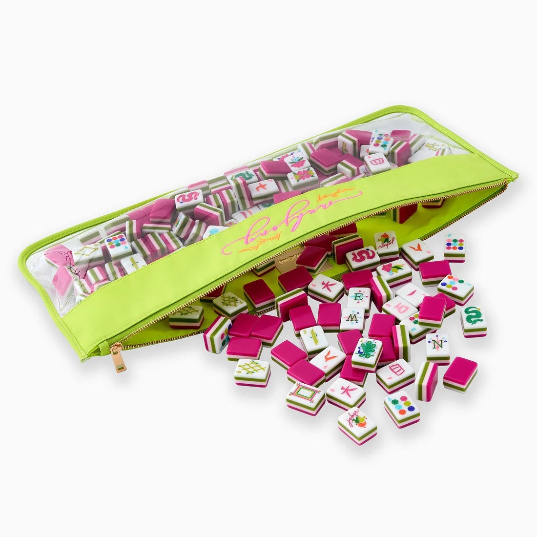 Yellow Mahjong Bag